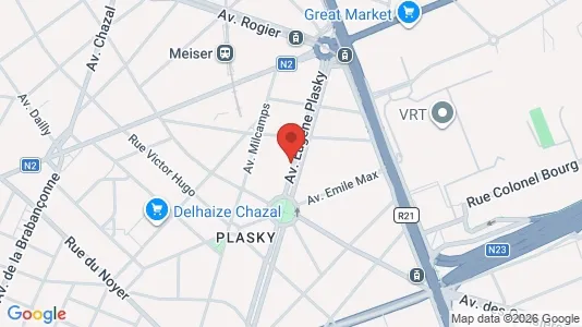 Apartments for rent i Brussels Schaarbeek - kort over placeringen