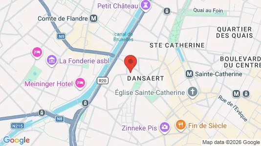 Apartments for rent i Stad Brussel - kort over placeringen