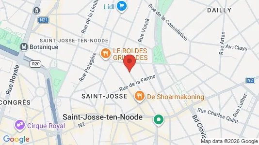 Apartments for rent i Brussels Sint-Joost-ten-Node - kort over placeringen