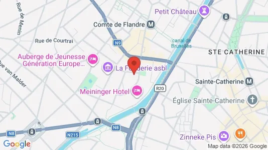 Apartments for rent i Brussels Sint-Jans-Molenbeek - kort over placeringen