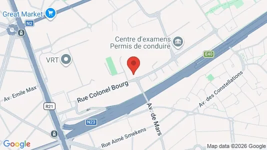 Apartments for rent i Brussels Schaarbeek - kort over placeringen