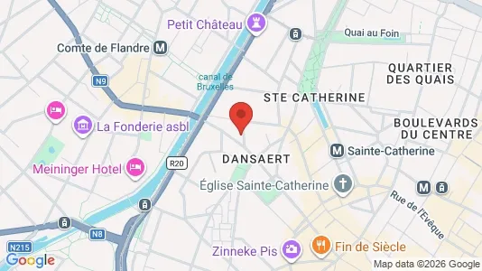 Apartments for rent i Stad Brussel - kort over placeringen