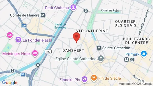 Apartments for rent i Stad Brussel - kort over placeringen