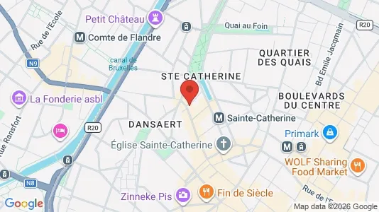 Apartments for rent i Stad Brussel - kort over placeringen