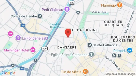 Apartments for rent i Stad Brussel - kort over placeringen