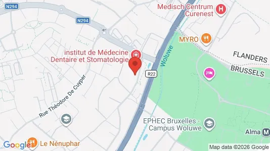 Apartments for rent i Brussels Sint-Lambrechts-Woluwe - kort over placeringen