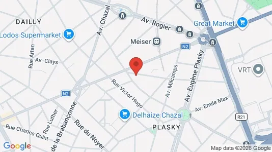 Apartments for rent i Brussels Schaarbeek - kort over placeringen