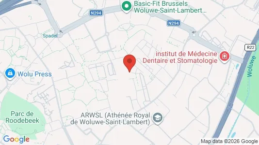 Apartments for rent i Brussels Sint-Lambrechts-Woluwe - kort over placeringen