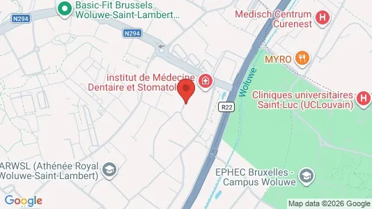 Apartments for rent i Brussels Sint-Lambrechts-Woluwe - kort over placeringen