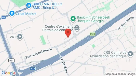 Apartments for rent i Brussels Schaarbeek - kort over placeringen