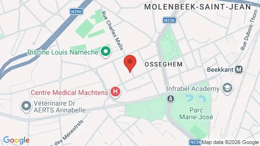 Apartments for rent i Brussels Sint-Jans-Molenbeek - kort over placeringen