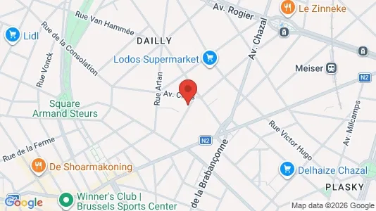 Apartments for rent i Brussels Schaarbeek - kort over placeringen