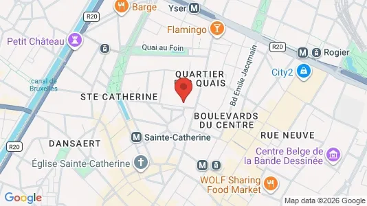 Apartments for rent i Stad Brussel - kort over placeringen