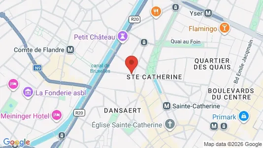 Apartments for rent i Stad Brussel - kort over placeringen