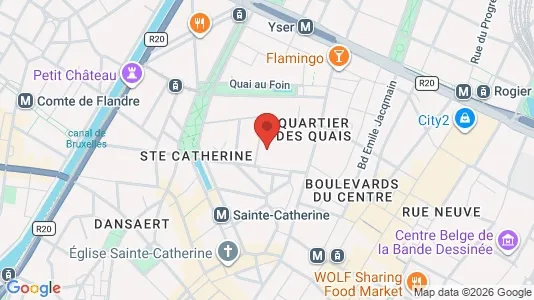 Apartments for rent i Stad Brussel - kort over placeringen