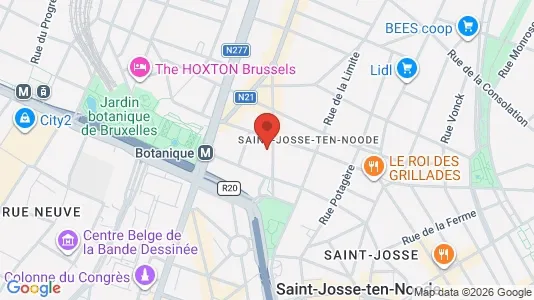 Apartments for rent i Stad Brussel - kort over placeringen
