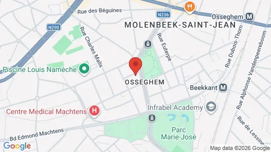 Apartments for rent i Brussels Sint-Jans-Molenbeek - kort over placeringen