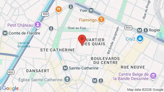 Apartments for rent i Stad Brussel - kort over placeringen