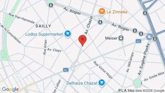 Apartments for rent i Brussels Schaarbeek - kort over placeringen