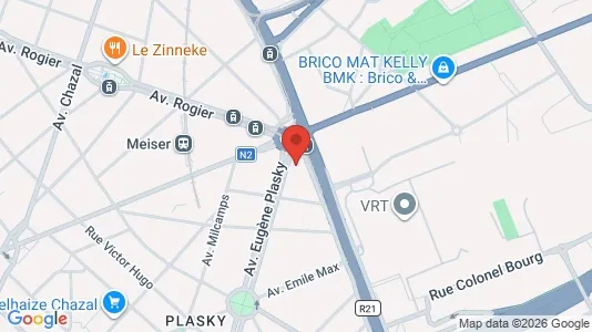 Apartments for rent i Brussels Schaarbeek - kort over placeringen