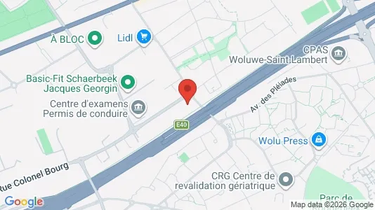Apartments for rent i Brussels Evere - kort over placeringen