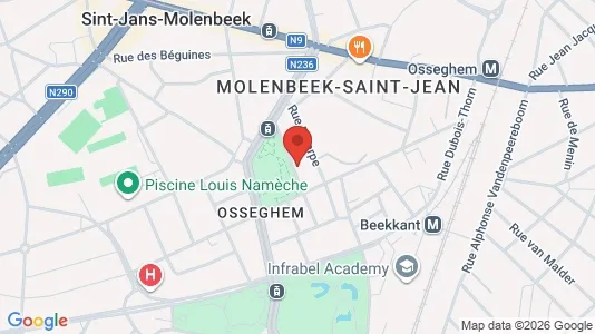 Apartments for rent i Brussels Sint-Jans-Molenbeek - kort over placeringen