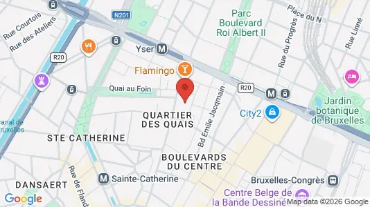 Apartments for rent i Stad Brussel - kort over placeringen