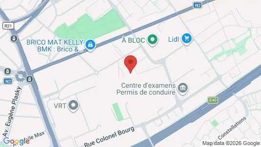 Apartments for rent i Brussels Schaarbeek - kort over placeringen