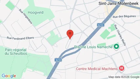 Apartments for rent i Brussels Sint-Jans-Molenbeek - kort over placeringen