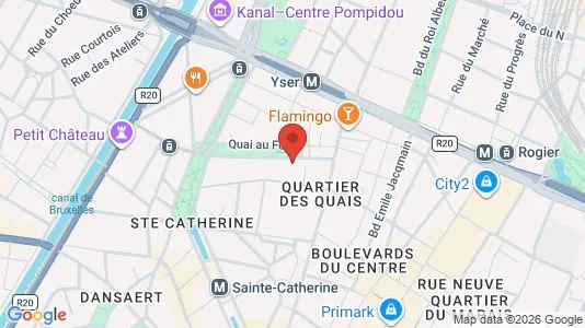 Apartments for rent i Stad Brussel - kort over placeringen