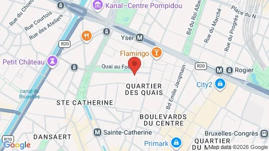 Apartments for rent i Stad Brussel - kort over placeringen
