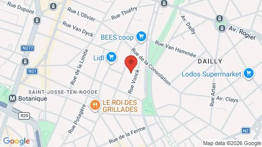 Apartments for rent i Brussels Schaarbeek - kort over placeringen