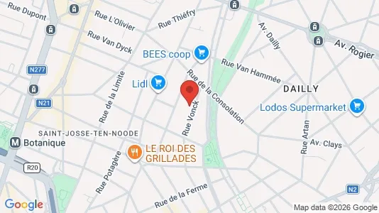 Apartments for rent i Brussels Schaarbeek - kort over placeringen