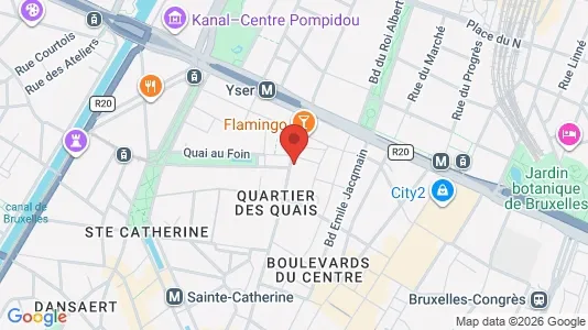 Apartments for rent i Stad Brussel - kort over placeringen