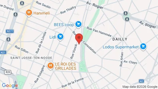 Apartments for rent i Brussels Schaarbeek - kort over placeringen
