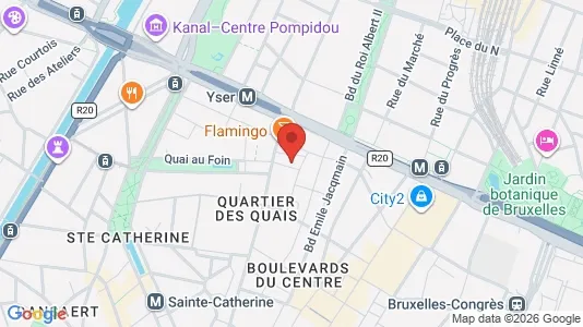 Apartments for rent i Stad Brussel - kort over placeringen