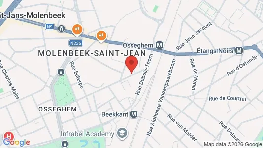 Apartments for rent i Brussels Sint-Jans-Molenbeek - kort over placeringen