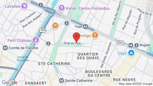 Apartments for rent i Stad Brussel - kort over placeringen