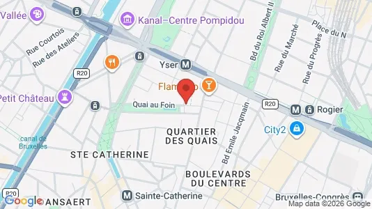 Apartments for rent i Stad Brussel - kort over placeringen
