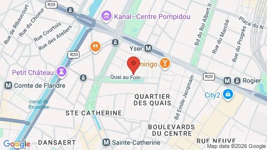 Apartments for rent i Stad Brussel - kort over placeringen