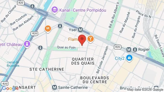 Apartments for rent i Stad Brussel - kort over placeringen