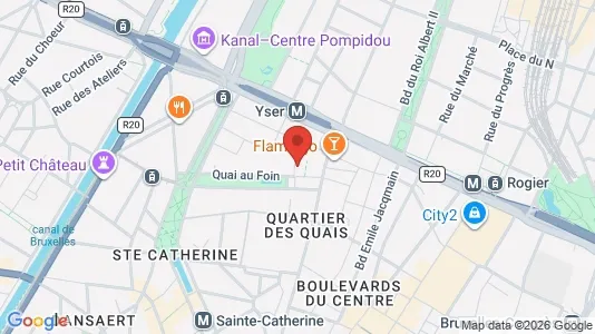 Apartments for rent i Stad Brussel - kort over placeringen