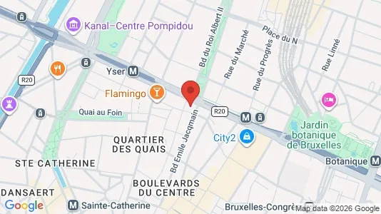 Apartments for rent i Stad Brussel - kort over placeringen