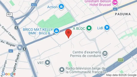 Apartments for rent i Brussels Schaarbeek - kort over placeringen