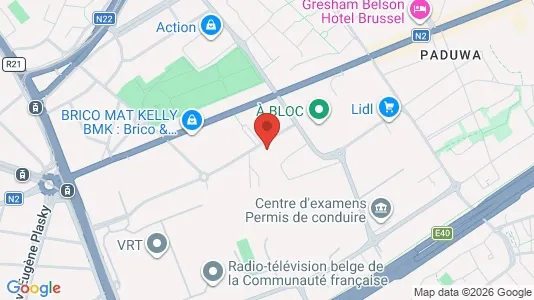 Apartments for rent i Brussels Schaarbeek - kort over placeringen