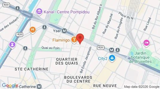 Apartments for rent i Stad Brussel - kort over placeringen
