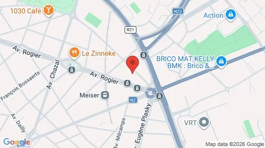 Apartments for rent i Brussels Schaarbeek - kort over placeringen