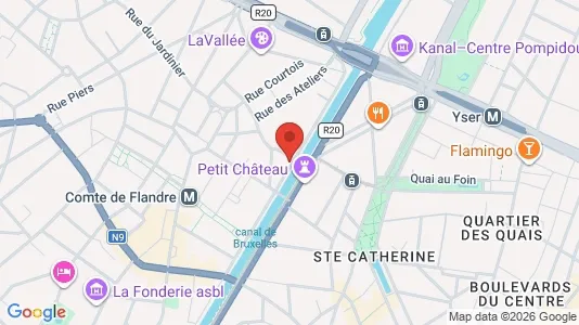 Apartments for rent i Brussels Sint-Jans-Molenbeek - kort over placeringen