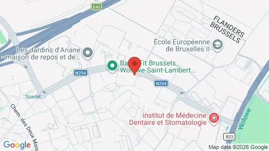 Apartments for rent i Brussels Sint-Lambrechts-Woluwe - kort over placeringen