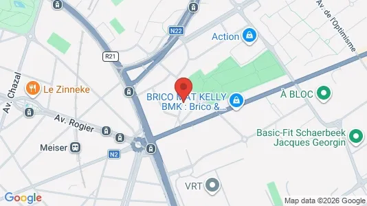 Apartments for rent i Brussels Schaarbeek - kort over placeringen